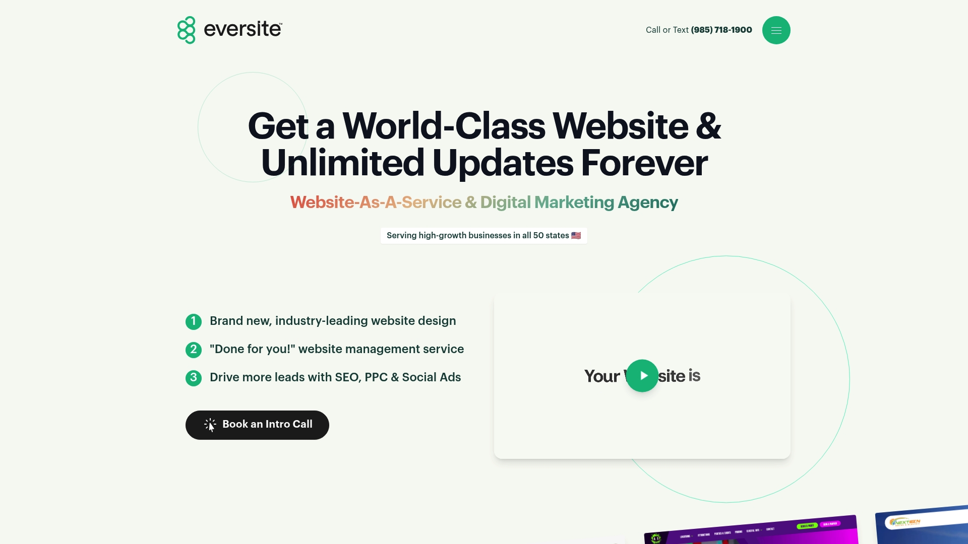 Screenshot of eversite.com