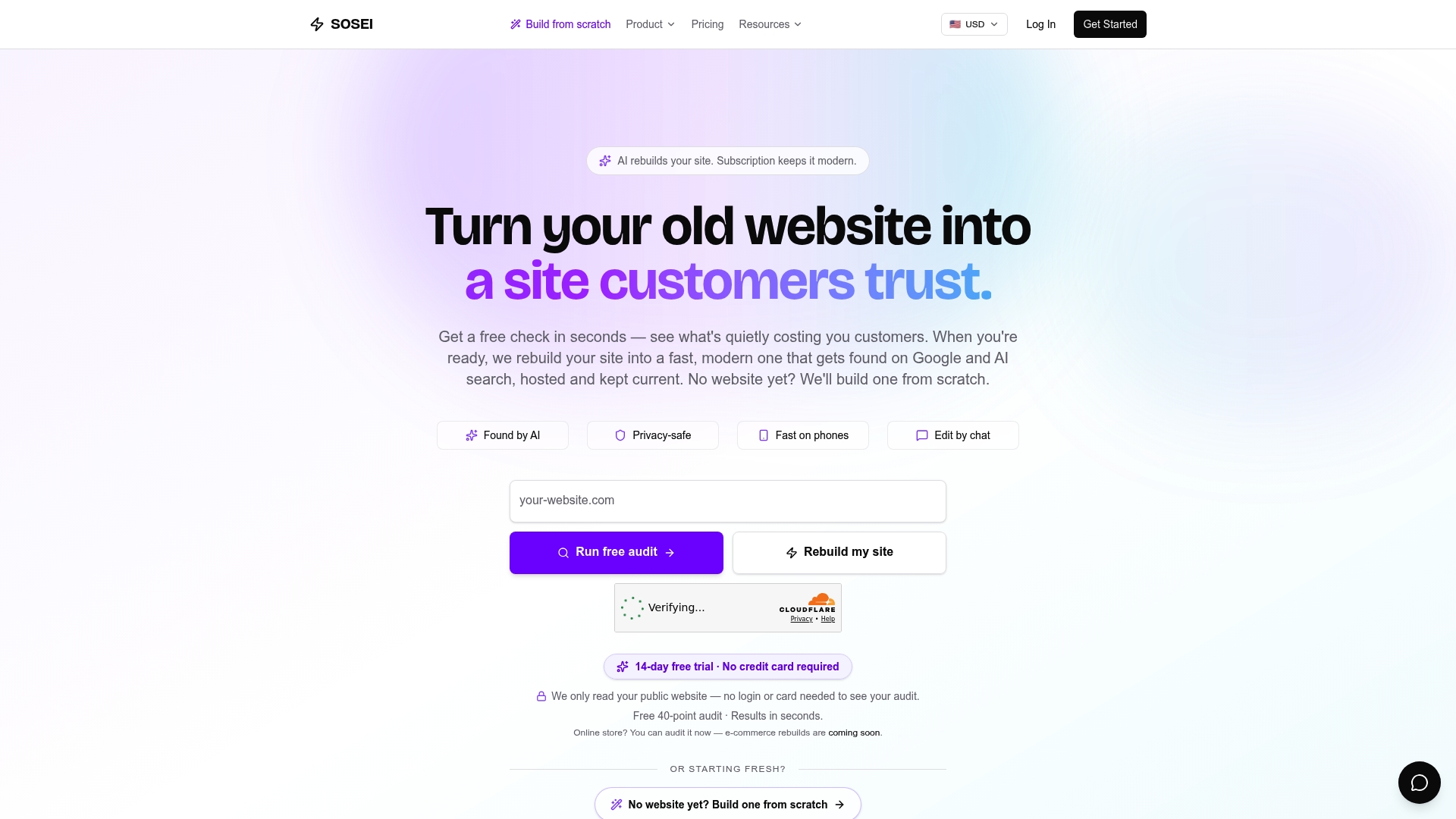Screenshot of sosei.site